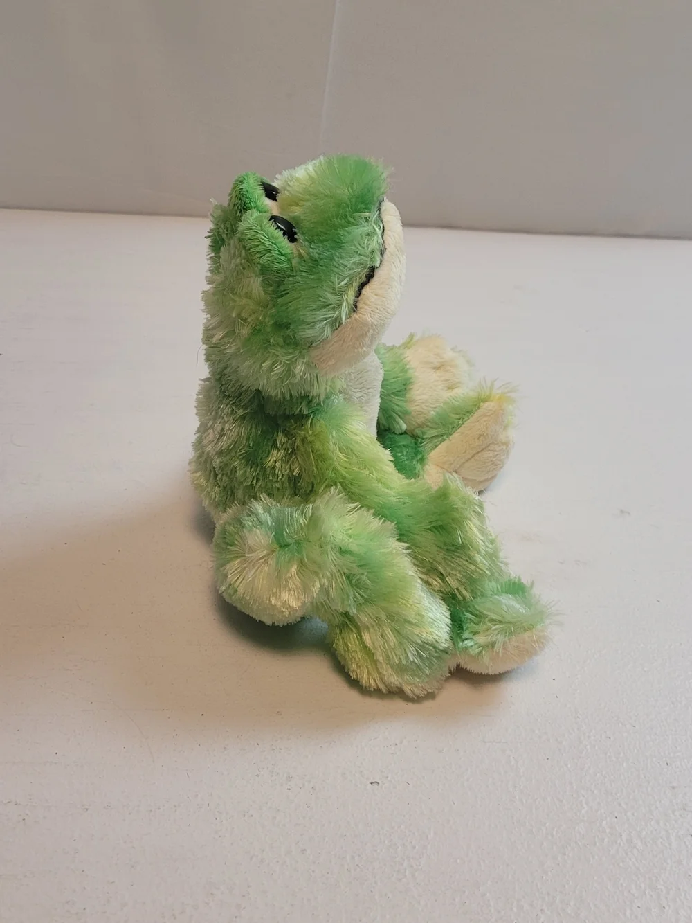 Webkinz Ganz Tie Dye Frog Plush Yellow Green Retired